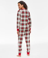 Holiday Lane Women's Winterton Plaid Cotton Matching Family Pajamas Set, Created for Macy's