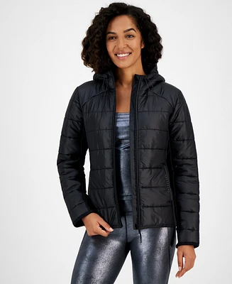 Id Ideology Women's Hooded Puffer Jacket, Created for Macy's