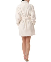 Tommy Hilfiger Women's Long-Sleeve Belted Plush Robe