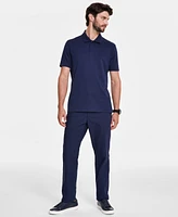 Alfani Men's Regular-Fit Mercerized Polo Shirt, Created for Macy's