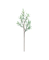 Slickblue Set of 2 Olive Leaf Branches – 39" Polyester Greenery for Home Decor