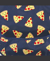 Hudson Baby Infant Boy Waterproof Polyester Bibs 10pk, Pizza Snacks, Beginner