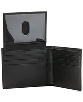 Perry Ellis Portfolio Men's Metal Logo Wallet