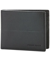 Perry Ellis Portfolio Men's Faux-Leather Trifold Passcase Wallet