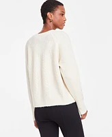 On 34th Women's Cable-Knit Button-Front Cardigan, Created for Macy's