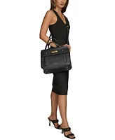 Donna Karan Oceanside Top Handle Leather Satchel