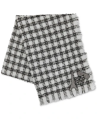 Karl Lagerfeld Paris Women's Tweed Blanket Scarf