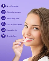 MySmile Teeth Whitening Kit with led Light, 28X Teeth Whitening Strips for Teeth Sensitive, 10 Min Fast Whitening , Helps to Remove Stains from Coffee