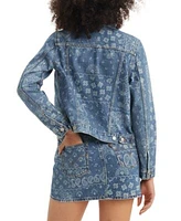 Levis Womens Original Cotton Denim Trucker Jacket Skirt