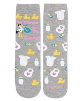 So Storked & Excited Greeting Card Crew Socks