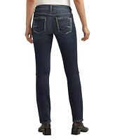 Silver Jeans Co. Women's Britt Low Rise Curvy Fit Straight