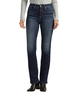 Silver Jeans Co. Women's Avery High Rise Curvy Fit Slim Bootcut