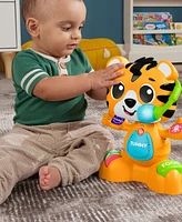 Fisher-Price Link Squad Bop Groove Tiger Baby Learning Toy with Music Lights