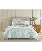 Charter Club Eucalyptus Garden 3-Pc. Duvet Cover Set, Full/Queen, Exclusively at Macy's