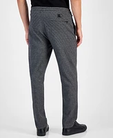 Karl Lagerfeld Paris Men's Slim-Fit Textured Track Pants