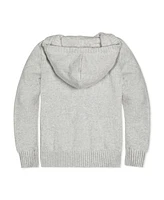 Hope & Henry Baby Boys Organic Long Sleeve Henley Sweater Hoodie