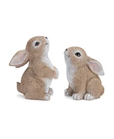 Slickblue Bunny Figurine Set of 4 Charming Decorative Accents for Any Space