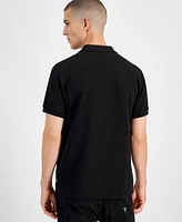 Guess Men's Peony Relaxed Fit Short Sleeve Quatro G Polo Sweater