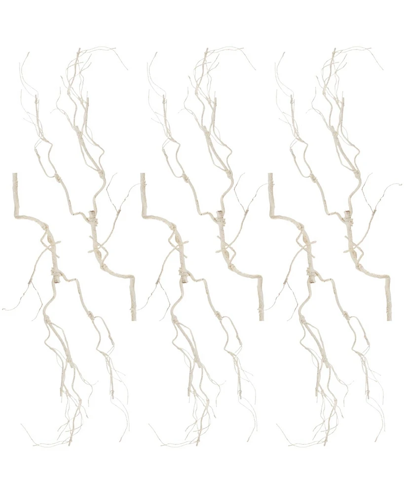 Slickblue Set of 6 Glitter Branches for Festive Decoration