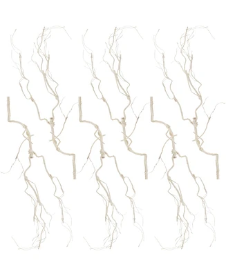 Slickblue Set of 6 Glitter Branches for Festive Decoration