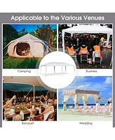 Skonyon 10 x 20 Feet Waterproof Canopy Tent with Tent Peg and Wind Rope