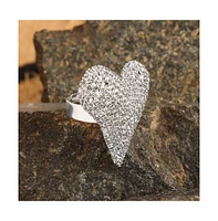 Sohi Women's Heart Cocktail Ring