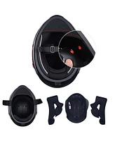 Ahr Run-f Full Face Stars and Stripes Motorcycle Helmet Flip up Dual Visor Dot M