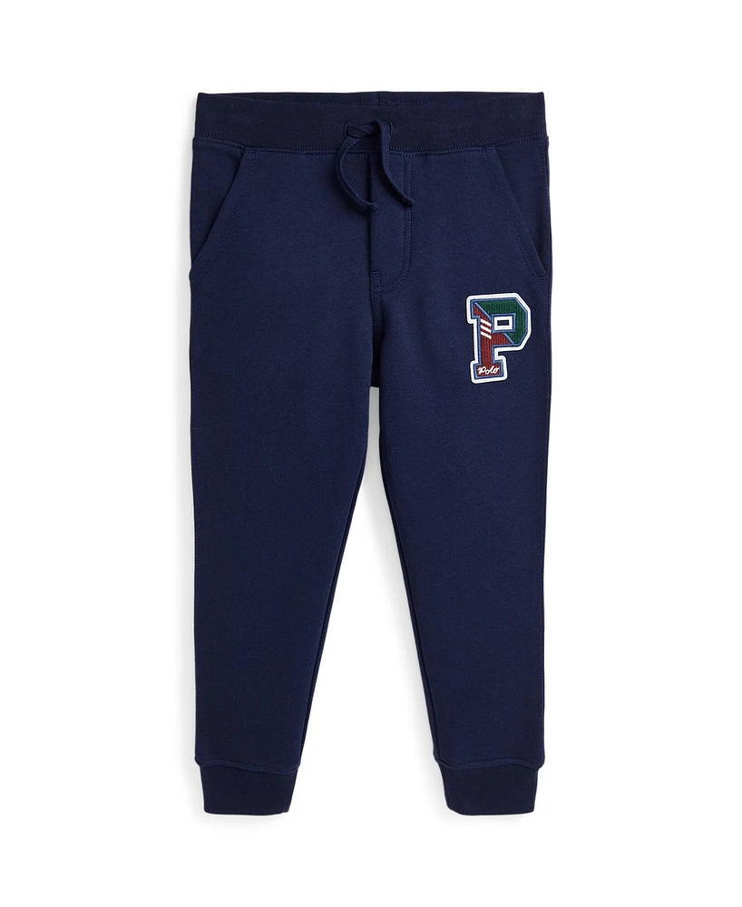 Polo Ralph Lauren Toddler and Little Boys Fleece Letterman Jogger Pant