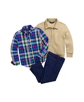 Polo Ralph Lauren Toddler and Little Boys Straight Fit Twill Pant