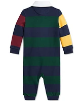 Polo Ralph Lauren Baby Fleece Rugby Coveralls