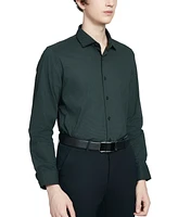 Tallia Men's Slim-Fit Micro-Geo Dress Shirt