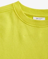 On 34th Women's Ribbed Crewneck Sweatshirt, Created for Macy's