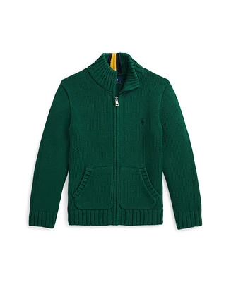 Polo Ralph Lauren Toddler and Little Boys Cotton Full-Zip Sweater