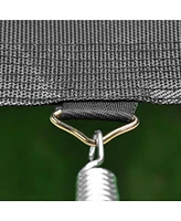 Yescom Trampoline Replacement Mat W/96V-Ring For 15" Trampoline Frame 7" Spring , Uv Resistant 8 Row Stitch Jumping Mat