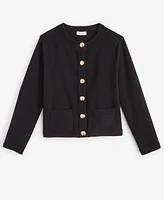 On 34th Women's Milano Crewneck Cardigan, Created for Macy's