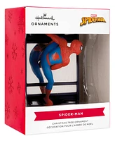 Hallmark Marvel Spider-Man on Window Christmas Ornament - Multi