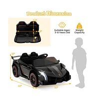 Vebreda 12V Licensed Lamborghini 4WD Kids Ride-on Sports Car with 2.4G Remote