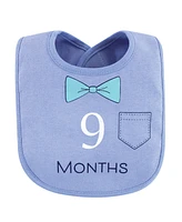 Hudson Baby Infant Boy Cotton Bibs 13pk, Ladies I Have Arrived, One Size