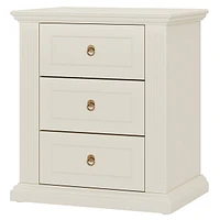 Tribesigns 3-Drawer Nightstand, Wood Night Stand with Storage Drawers, Modern Bedside Table Side End Table for Bedroom