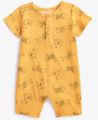 First Impressions Baby Boys Prancing Pups Printed Sunsuit, Created for Macy's