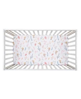 Bedtime Originals Disney Baby Tinker Bell Fairy Floral Baby/Toddler Fitted Crib Sheet
