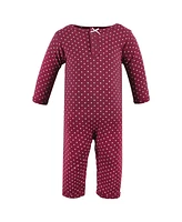 Hudson Baby Baby Girls Hudson Cotton Coveralls