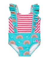 RuffleButts Toddler Girls Pinafore One Piece