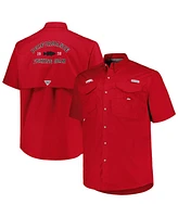 Columbia Men's Cardinal Arkansas Razorbacks Big Tall Bonehead Button-Up Shirt