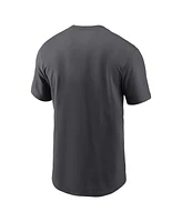 Nike Men's Anthracite New England Patriots Logo Essential T-Shirt