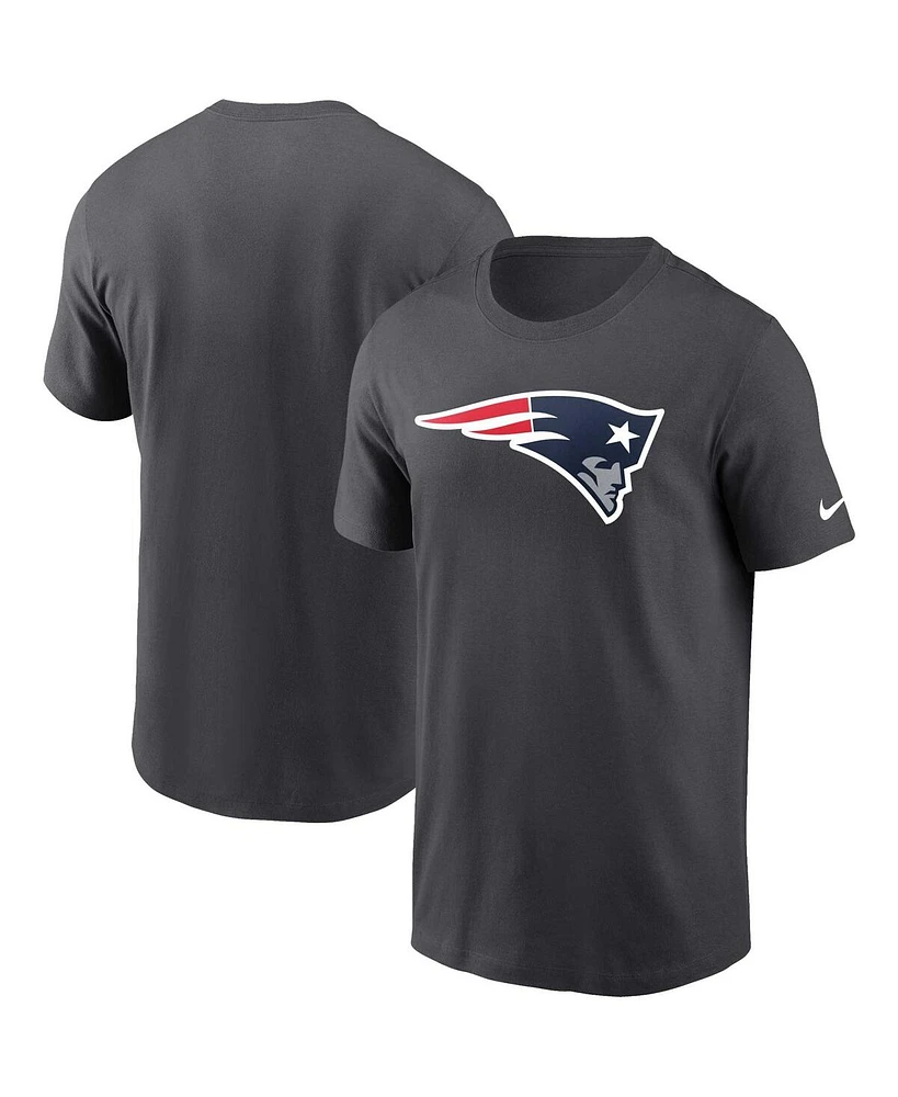 Nike Men's Anthracite New England Patriots Logo Essential T-Shirt