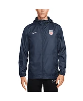 Nike Men's Navy Usmnt 2024 Academy Pro Performance Hoodie Full-Zip Rain Jacket