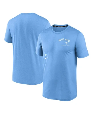 Nike Men's Powder Blue Toronto Jays Authentic Collection Early Work Tri-Blend Performance T-Shirt