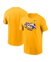 Nike Men's Gold Lsu Tigers Primetime Evergreen Alternate Logo T-Shirt