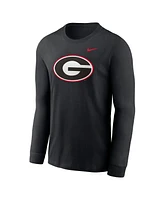 Nike Men's Georgia Bulldogs Primary Logo Long Sleeve T-Shirt